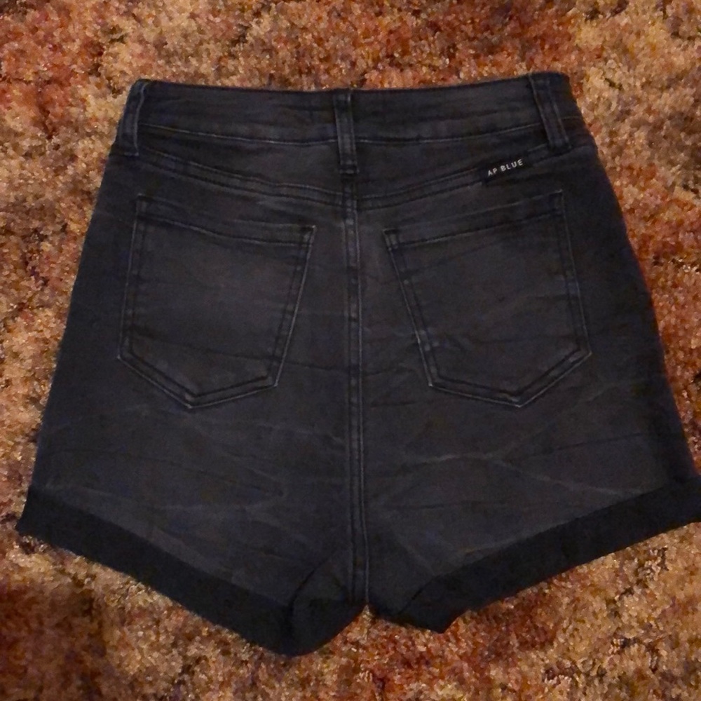 High Waisted Ripped Shorts - Picture 2 of 4